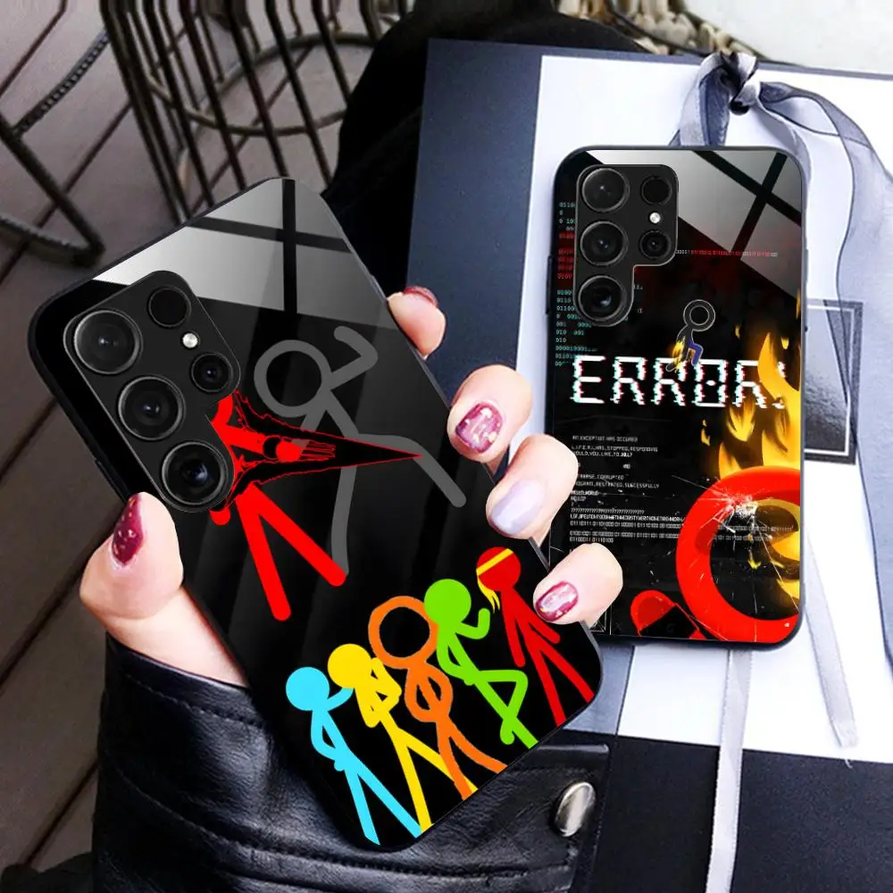 Alan Becker Phone Case for Samsung Galaxy A56 55 54 53 52 51 36 35 34 23 16 15 5G Glass Protective Cover