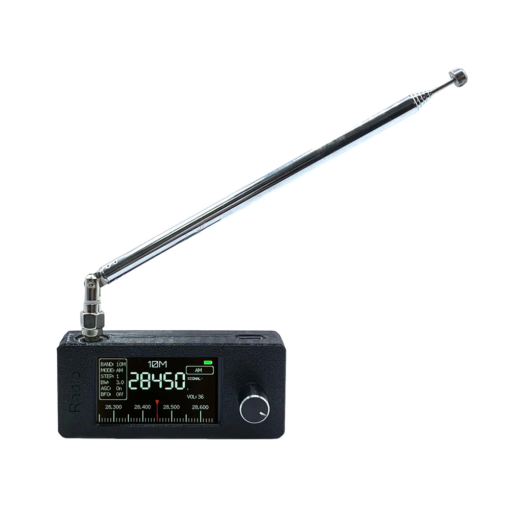 SI4732 0.5-108mhz Portable Radio LSB USB AM FM Pocket Mini Radio 1.9inch IPS Screen All Band Radio Receiver HF SW MW VHF Radio