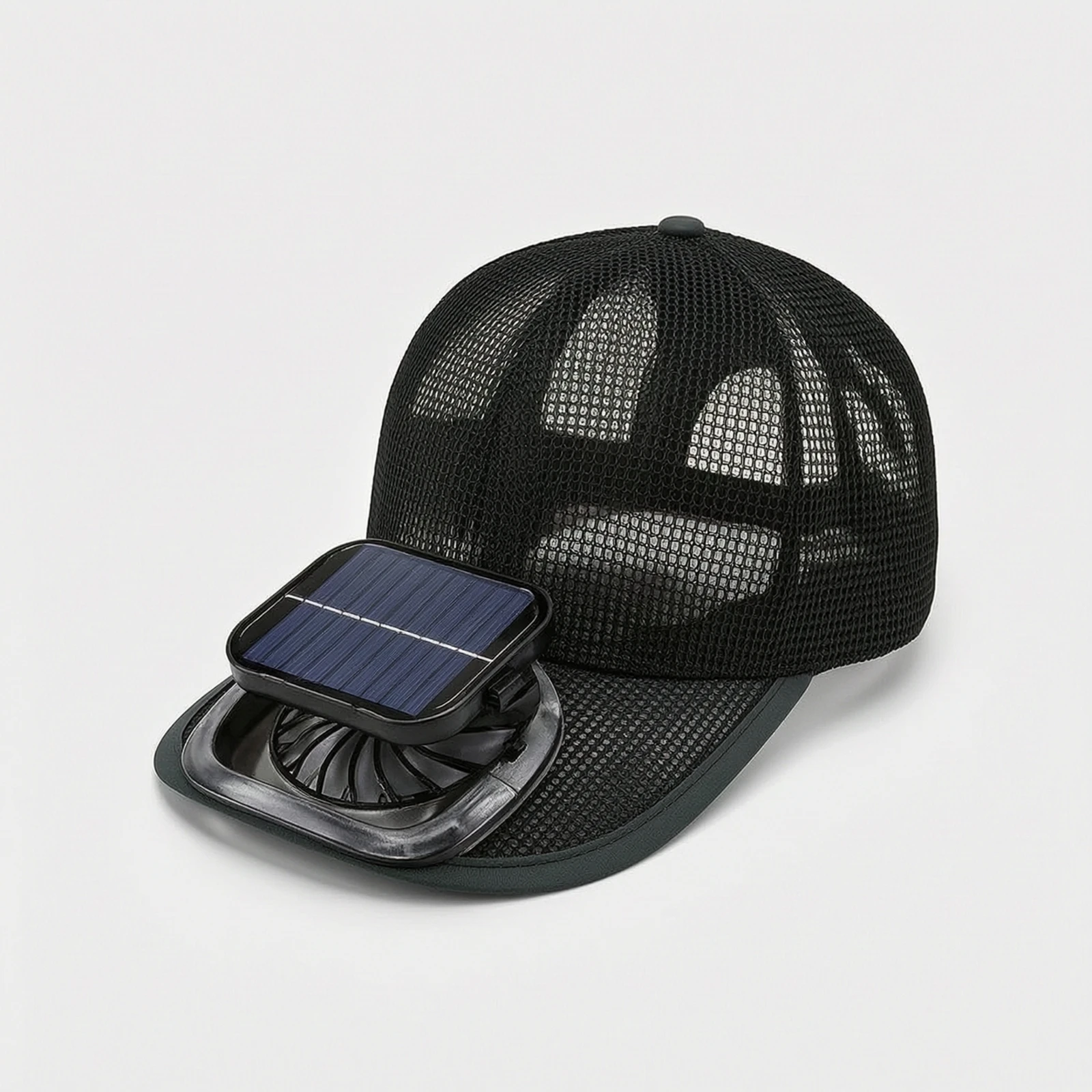 Solar Powered Fan Hat Breathable Baseball Cap with Fan for Yard Work, Hiking