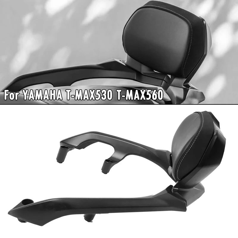 

For YAMAHA TMAX530 T-MAX560 T-MAX TMAX 530 560 DX SX 17-21 Luggage Rack Cargo Bracket Passenger Seat Backrest Base Cushion Kit