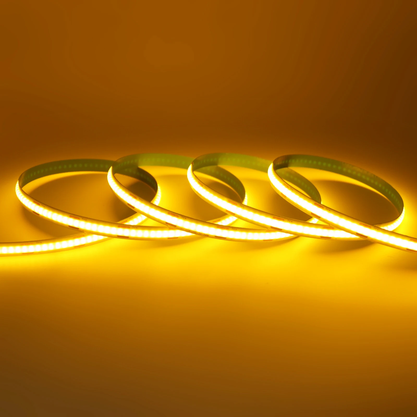 5V COB LED-Streifen, hohe Dichte, 320 LEDs/m, USB-LED-Licht, Rot, Grün, Blau, Rosa, Eisblau, Warmweiß, flexibles LED-Band, TV-Hintergrundbeleuchtung