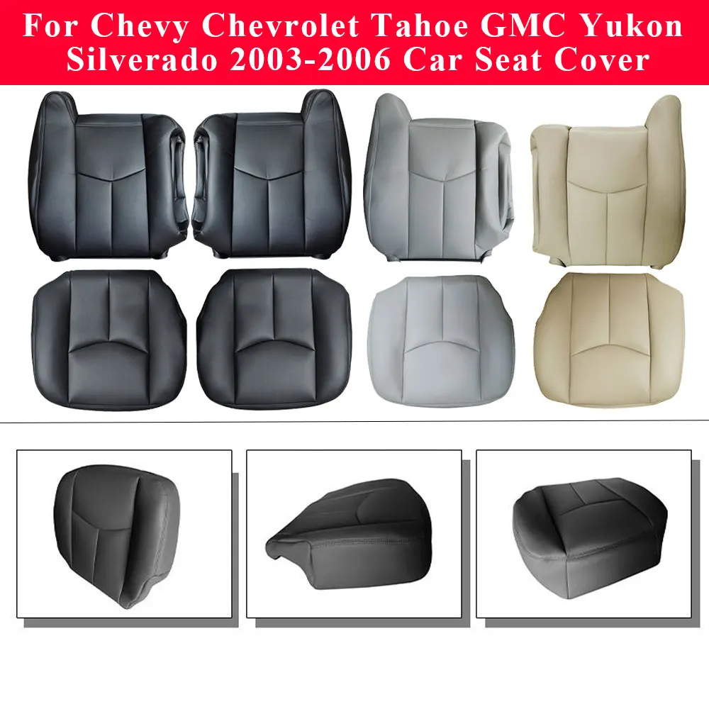 

For Chevy Tahoe Silverado 2003 2004 2005 2006 Car Seat Cover Custom Front Seat Left-hand Drive Bottom Waterproof Seat Cover