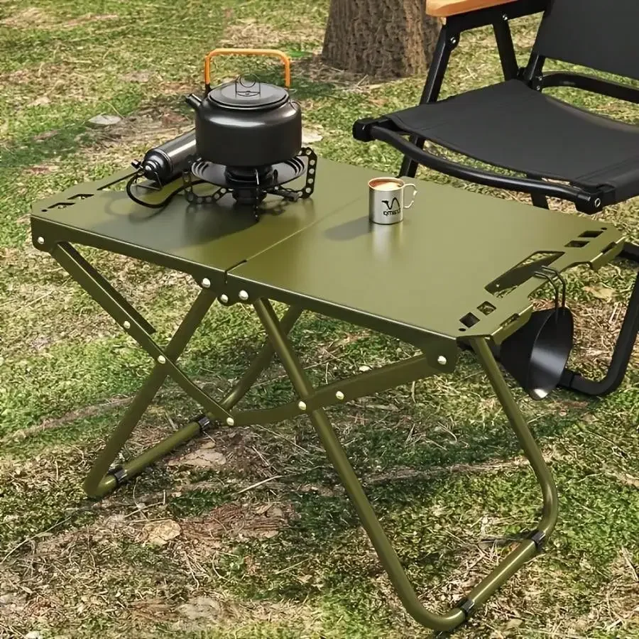 

Portable Folding Camping Table - Lightweight And Easy To Build Outdoor Table, Stable Tripod Design, Portable Folding Table, Suitable For Picnics, Barbecues And Outdoor Adventures, The perfect little gift