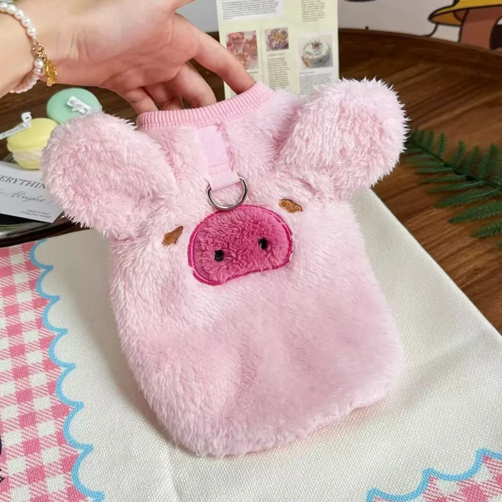 

Fashion Pet Wear Fleece-Lined Dog Clothes Soft Cute Warm Vest Comfortable Fleece Coat Small Dogs