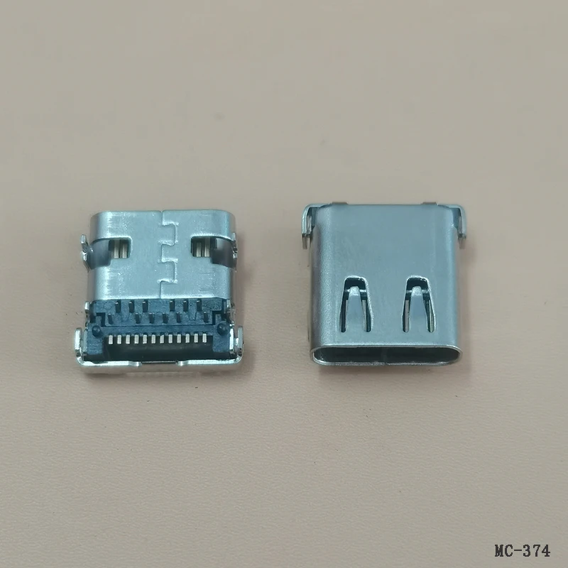 10 stücke Typ C 4 6 18 24 Pin SMT USB Port Buchse USB 3,1 Weibliche Lade Port SMD DIP für Huawei Samsung Lenovo Laptop Stecker – Detail 6