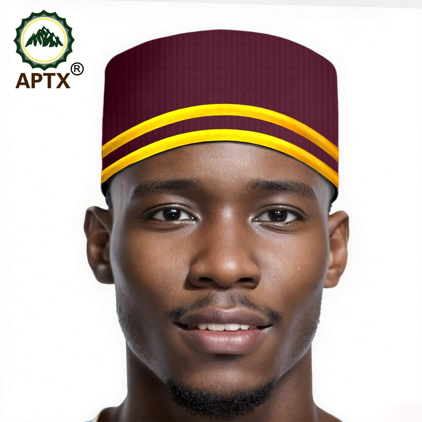 Fashionable African Muslim Islam Kippah Arab Caps for Men Embroidery Wrap Allah Prayer  Cap Ramadan Arabia Headwear Accessory 25