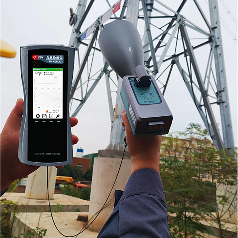 JHPDM40 Faulty Insulator Long-distance Laser Locating Detector with Headset Handheld Cable Partial Discharge Test PD Test
