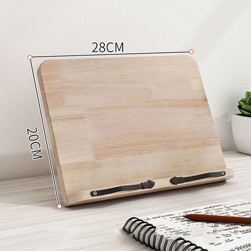 Adjustable Reading Rest Tablet Book Holder Tray Cook Home Study Room Book Holder Foldable Stand Textbooks Lightweight Bookstand