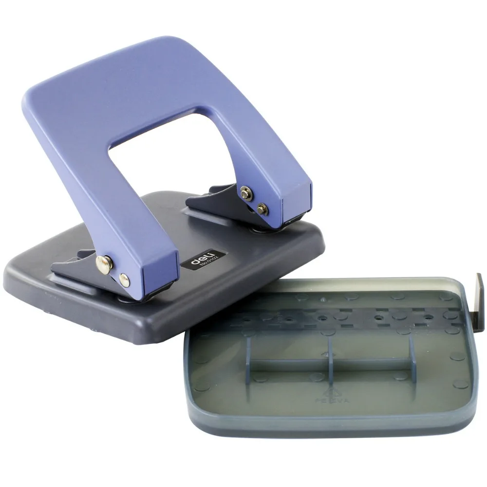 Student Office Document Paper Hole Punch for Binding Small Desktop Punching Tool Filing Organizing Stationery Supply