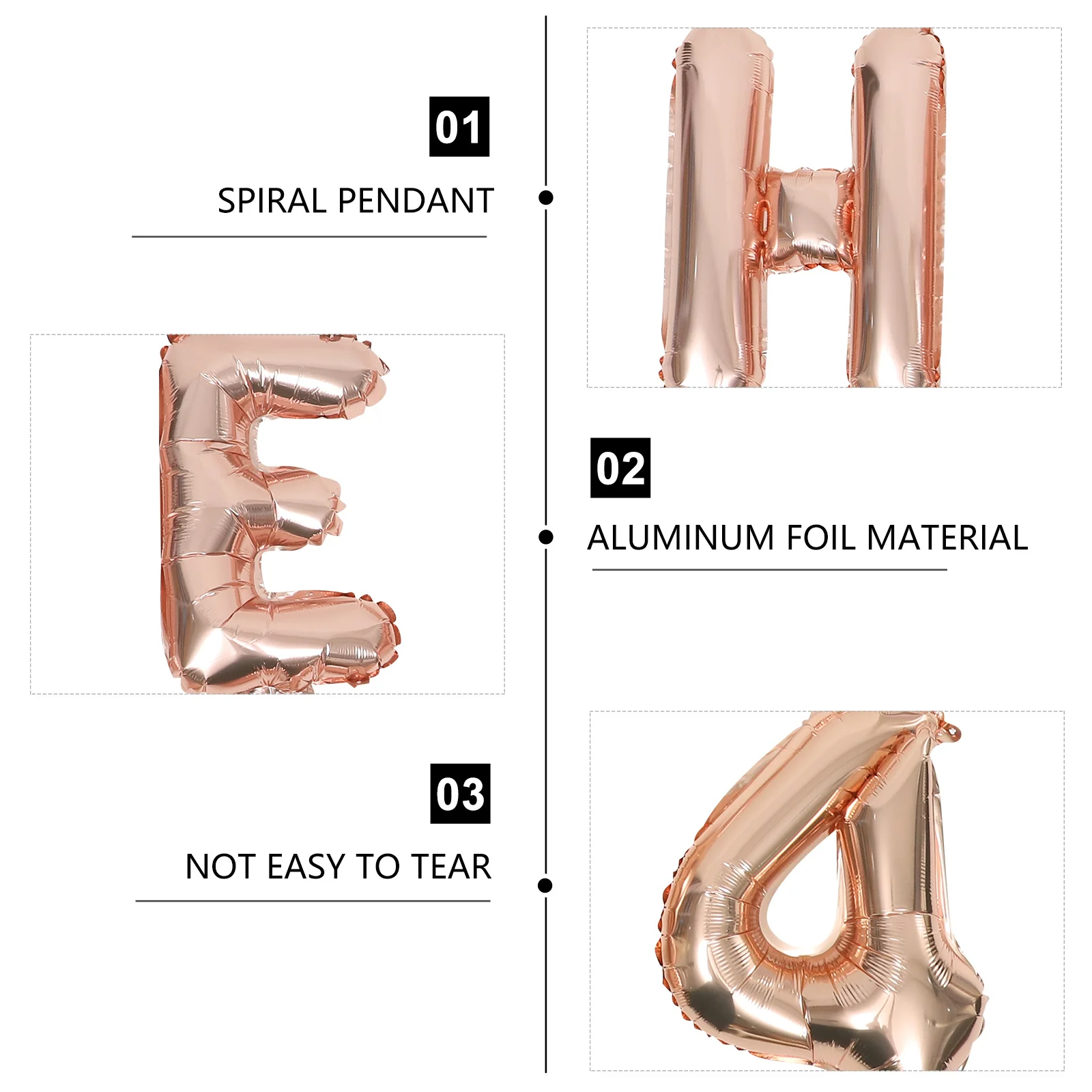 

1Set Aluminum Foil Balloons 2024 Year Number Letter Balloons for New Year Eve Party Decoration Photo Booth Backdrop Prop