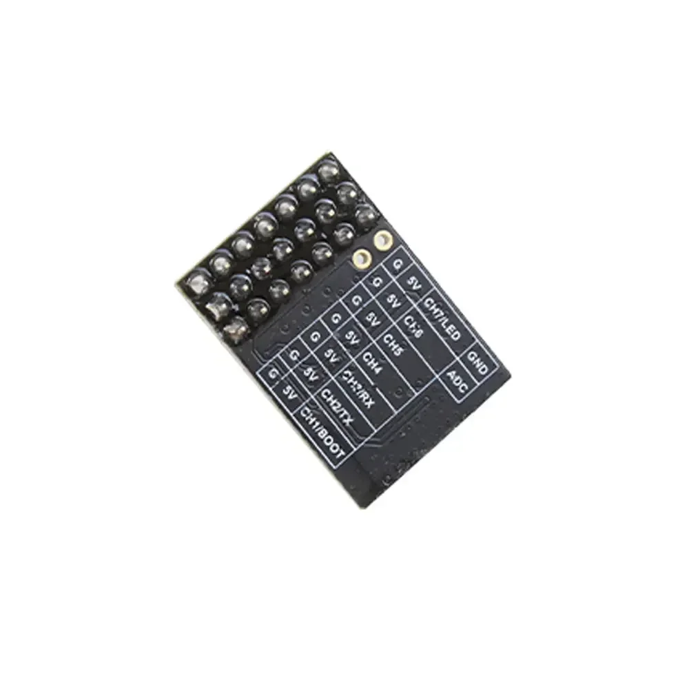 Receptor ELRS 2,4 Ghz PWM 7CH CRSF compatible con protocolo ELRS 3,2 PWM/CRSF antena de tubo de cobre para RC FPV Drone avión