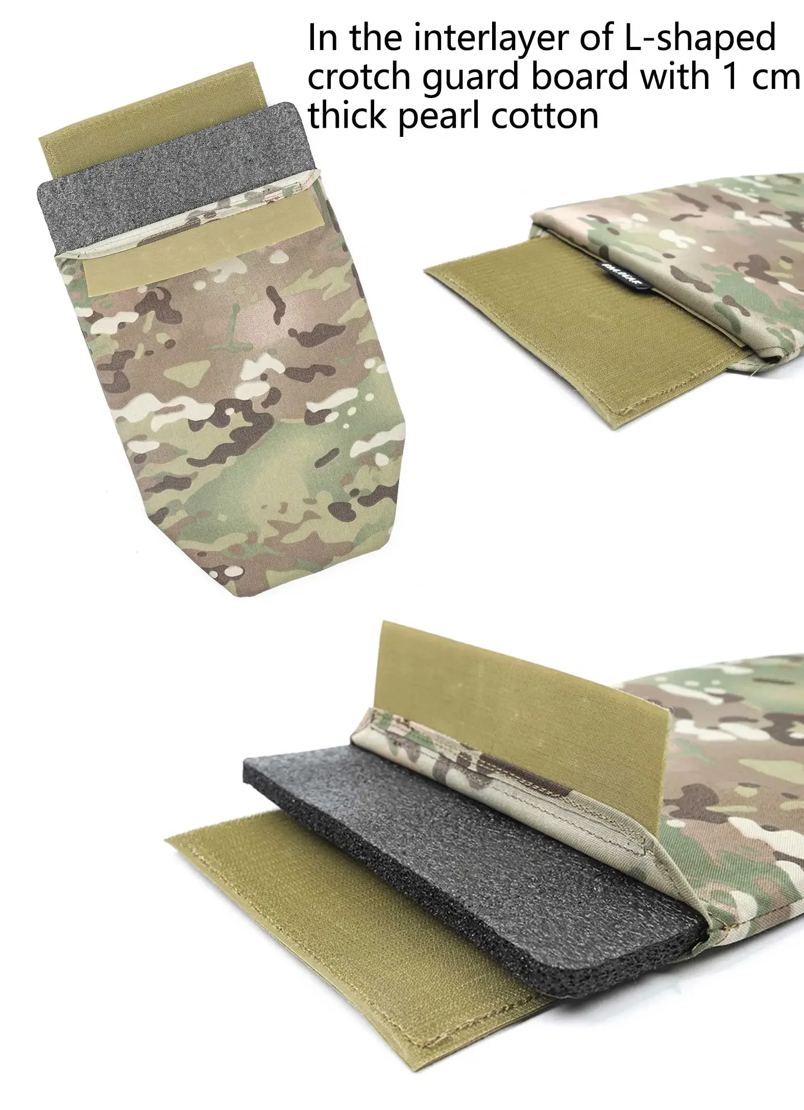 DMGear Chaleco táctico MOLLE con protección de ingle para caza y outdoor