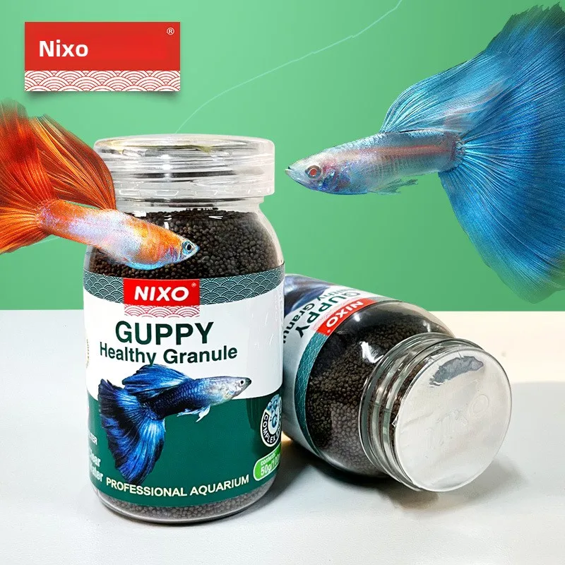 

NIXO Tropical Fish Food - Special Formula Pellets for Butterfly Koi, Angelfish, Cichlids & Community Fish (Guppy,Tetra)