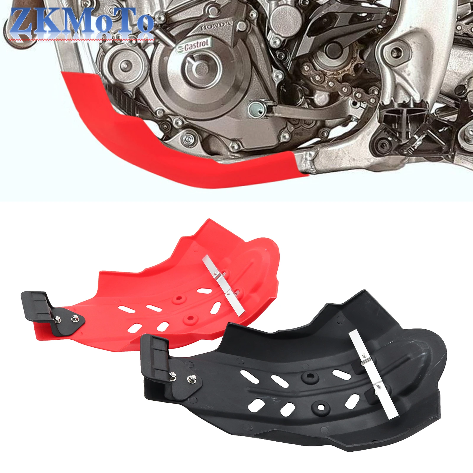 Motorcycle Engine Floor Protection Cover For Honda CRF250R CRF450R CRF250R 450R 2010 2011 2012 2013 2014 2015 2016