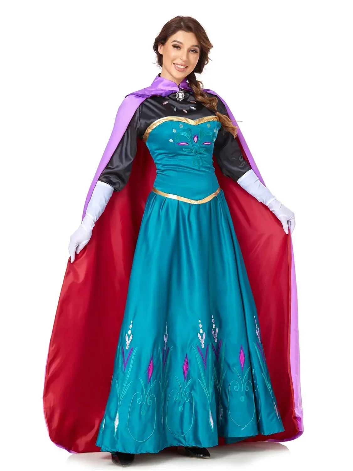 Luxury Halloween Purim Anime Snow Princess Cosplay Costume Christmas Carnival Party Frozen Queen Elsa Masquerade 2025