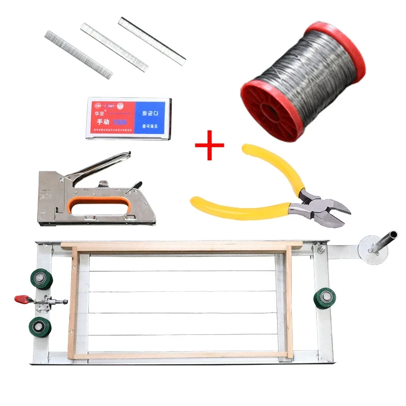 Stainless steel winding tool, beekeeping tool, nest frame winding machine, adjustable installation device, tight winding