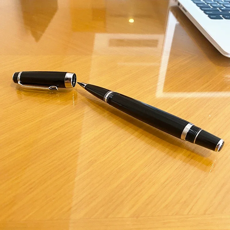 Luxury Black Classic Fountain Ball Pen, Signature Pen, School Writing Supplies, Office Stationery, 100% Brand New, 25563