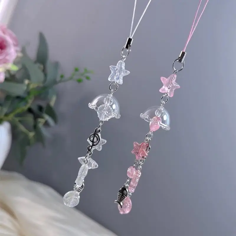  Vibrant Ocean Themed Bead Phone Chain Phone Decoration For A Natural Aesthetic