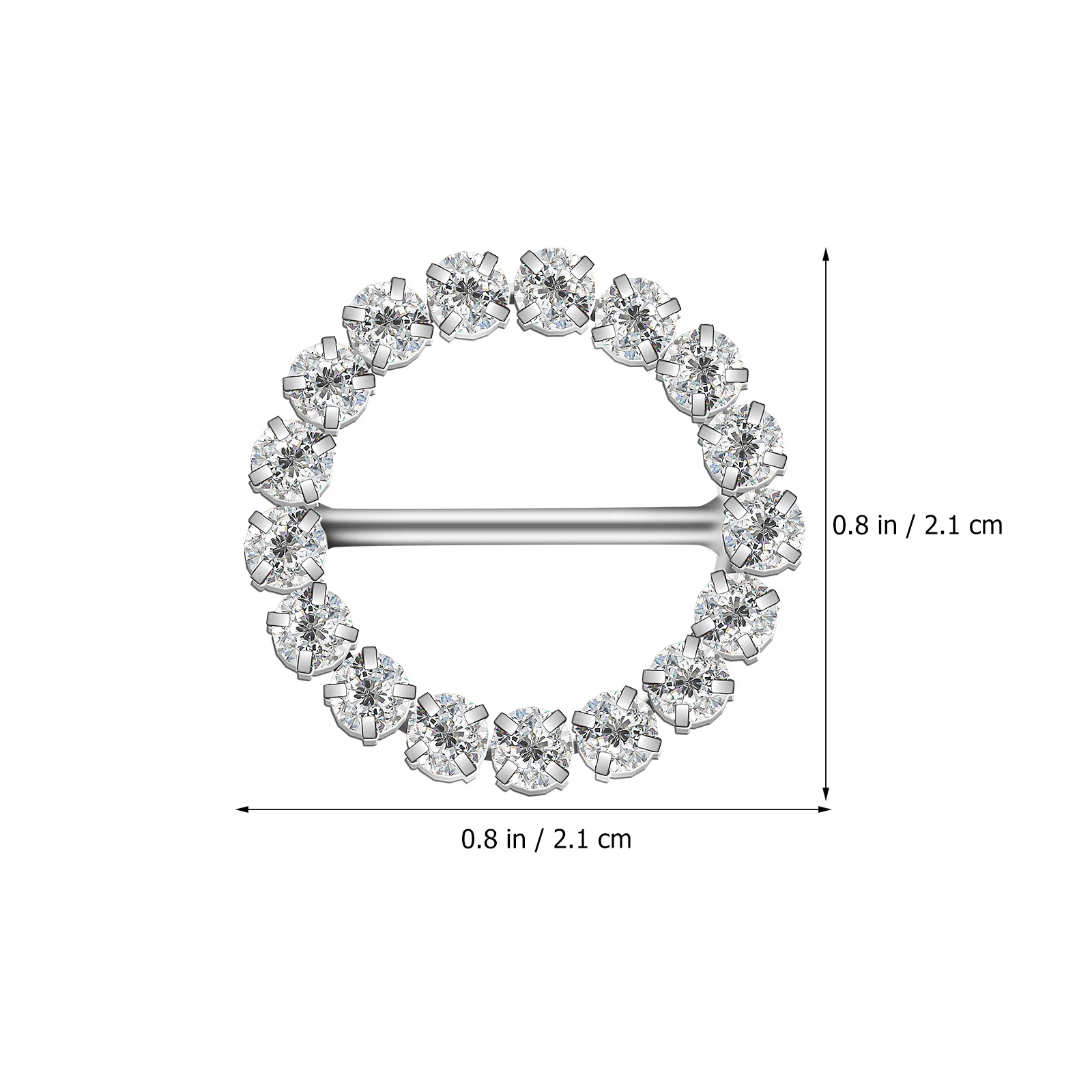 

10 Pcs Invitation Rhinestone Buckle Clasp Embellishment Shoe Embellishments Miss