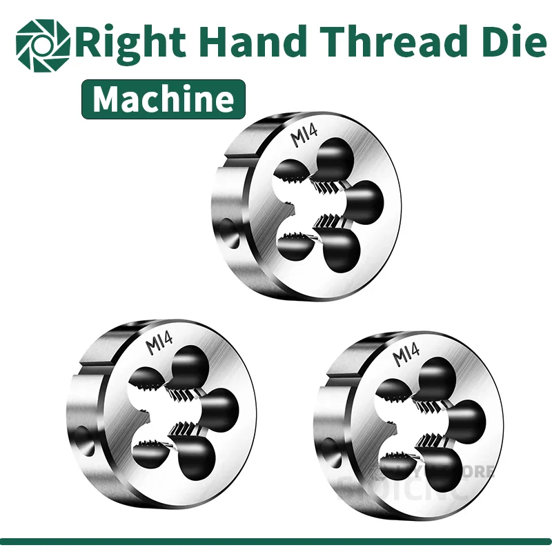 SIQICNC Right Hand Thread Die 1pcsM1 M2 M3 M4 M5 M6 M7 M8 M9 M10 M11 M12 M13 M14 M15 M16 Metal Thread Tool Metric Thread Die