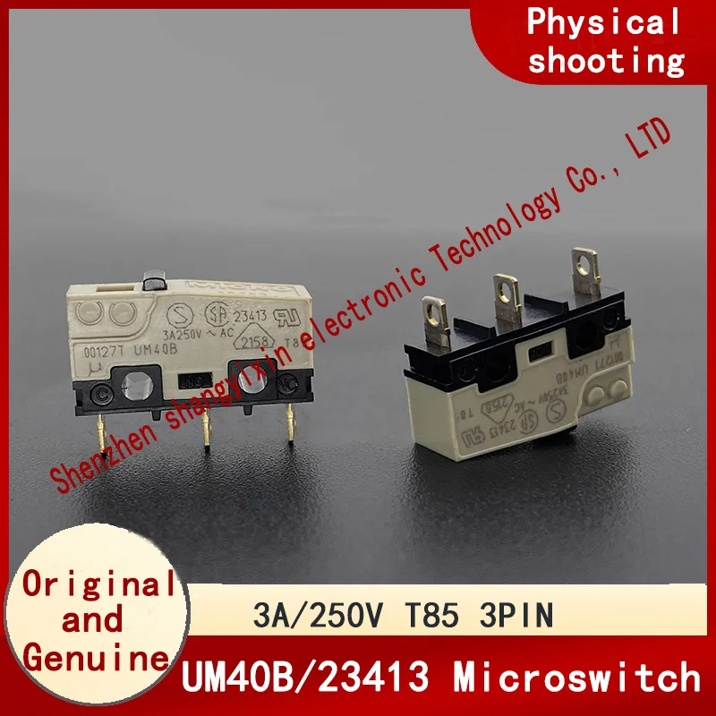 

Аутентичный UM40B/23413 3-контактный 3A/250 В T85 средний микропереключатель ограничения обнаружения