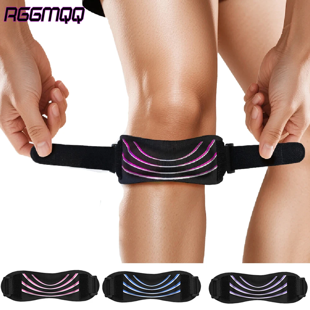 1PCS Knee Braces for Women and Men, Patella Knee Support Strap, for Tendonitis, Basketball, Running, Hiking, Volleyball, Tennis,