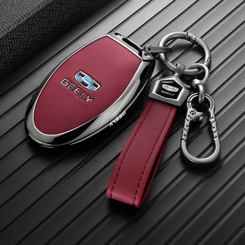 Key Case Full Protection Shockproof For Geely Emgrand 2027 Monjaro Plus Preface L90 Preface L Plus Zinc Alloy Car Accessories