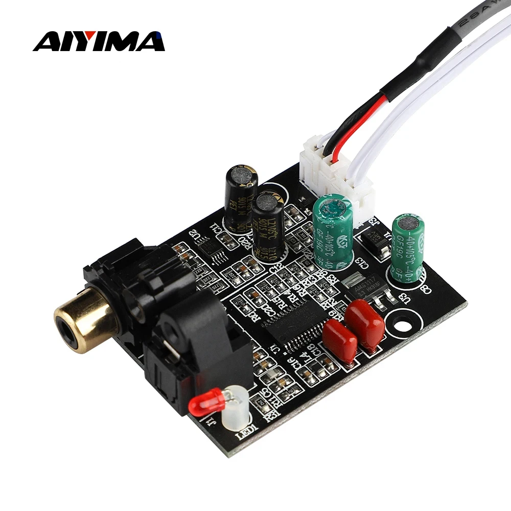 AIYIMA Digital Audio Decoder DAC 24 Bit 192K Optical Fiber Coaxial Decoder Signal Input Stereo Output Decod For Sound Amplifier