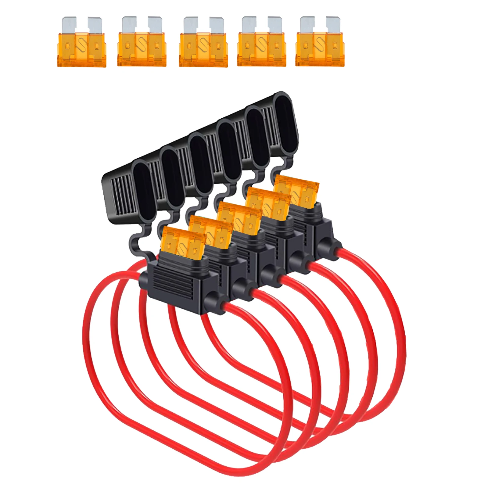 5 Pack Inline Fuse … - image