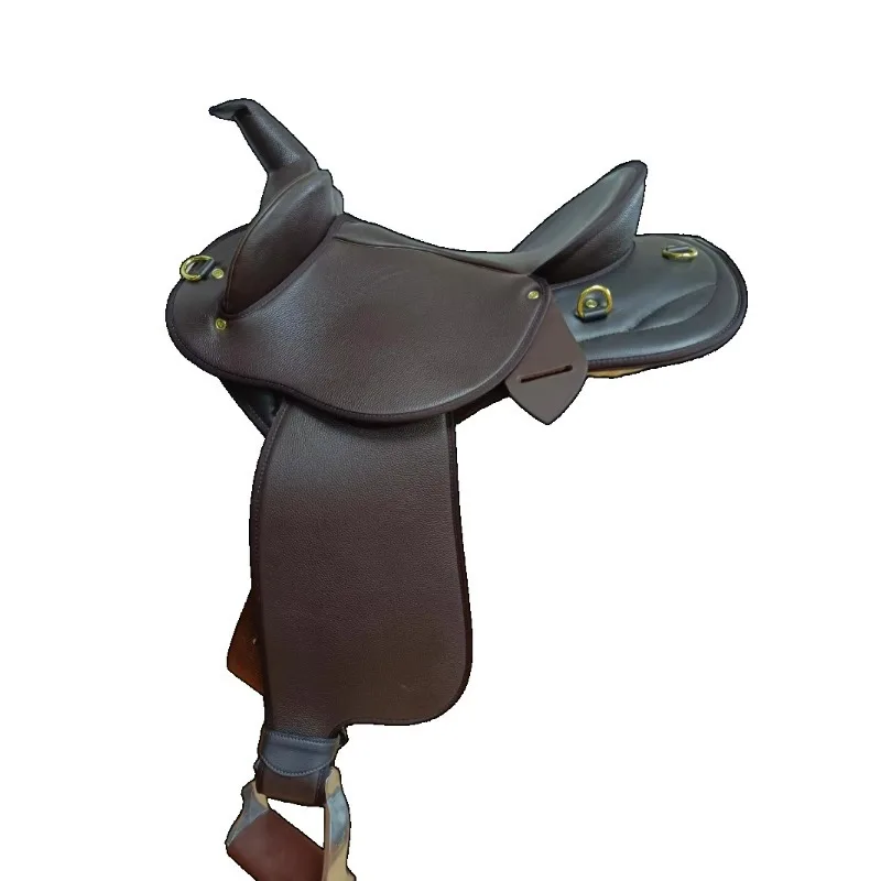 

Premium Western Horse Saddle Comfortable Adjustable Breathable Balanced Seat