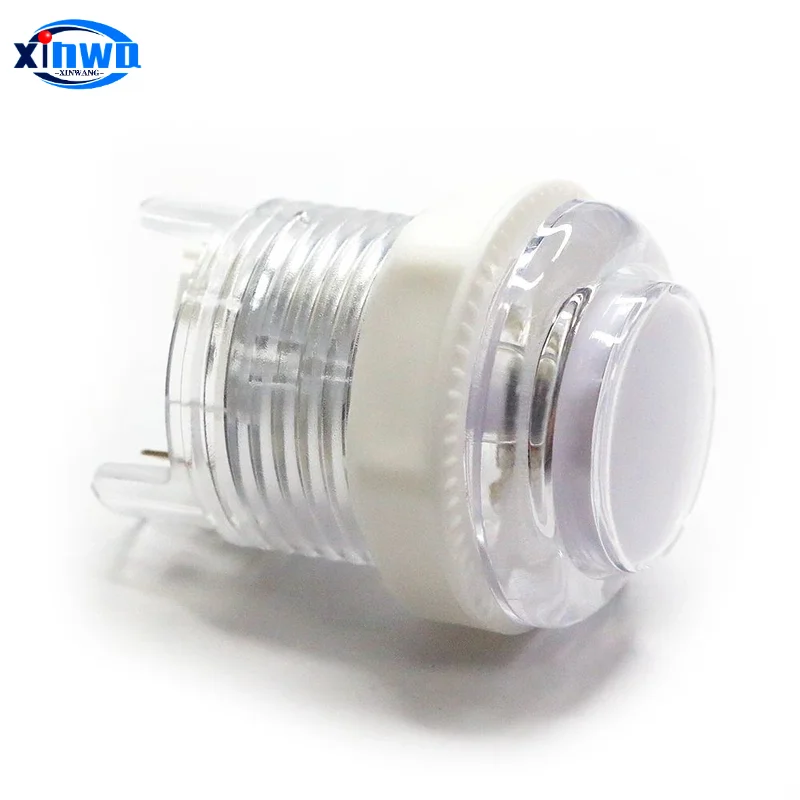 8PCS 5V Rgb Illuminated Push Button Colorful Led With 4Pin Light Cable For DIY Zero Delay Board Arcade Game Machine Parts