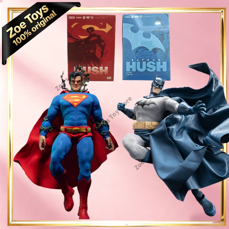 

100% Authentic GONG DC Hush Batman & Superman 1/12 Scale Cloth Sweater Ver. Action Figures Official Licensed In Stock