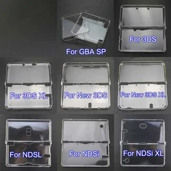 Transparent plastic protective cover, suitable for hard shell shells of NDSL, NDSi, new 3DS XL, GBA SP game consoles