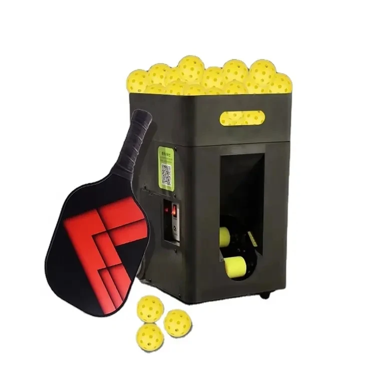 

Pickleball Paddle Machine Spin Shot Pickleball Shooting Ball Serving Training Aids Machine With Phone Remote
