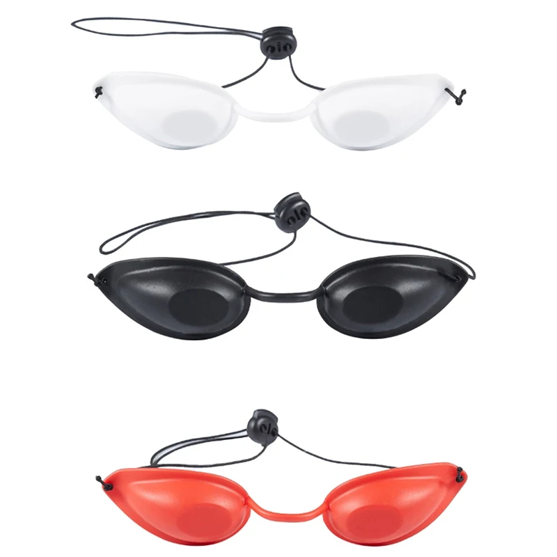 

Soft Beauty Eye Mask Laser Protective Glasses For IPL Laser LED UV Photon Beauty Red Light Therapy Adjustable Sunbed Supplies