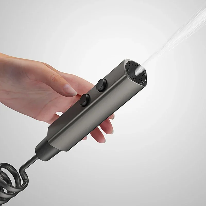 White Constant Temperature Digital Display Shower Set Bathroom Removed Chlorine Atmosphere Lamp Shower System Faucet Set