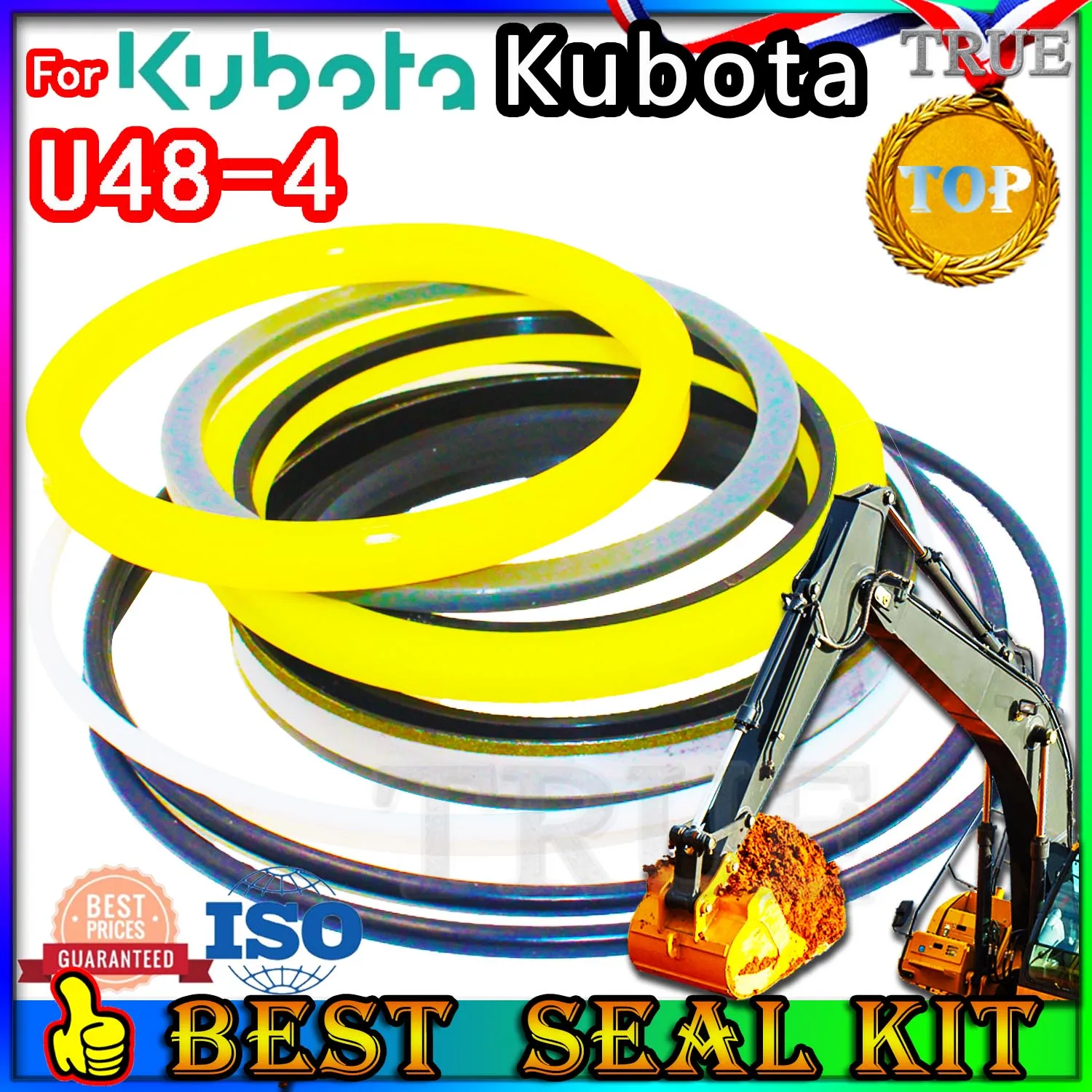 

For Kubota U48-4 Oil Seal Excavator Repair Kit Boom Bucket Arm Hydraulic Cylinder U48 4 Planetary Axle Parts Track Shaft Backhoe