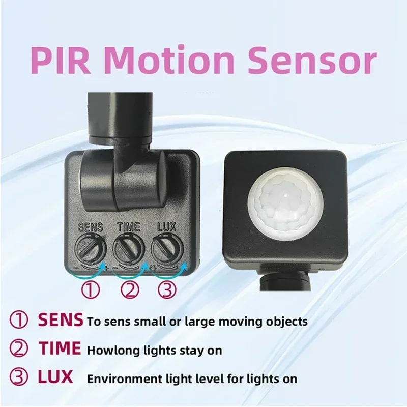 

LED PIR Motion Sensor Floodlight Outdoor Wall Light White Light 100W 50W 30W 20W 10W IP66 Waterproof LED Spotlight For Garden
