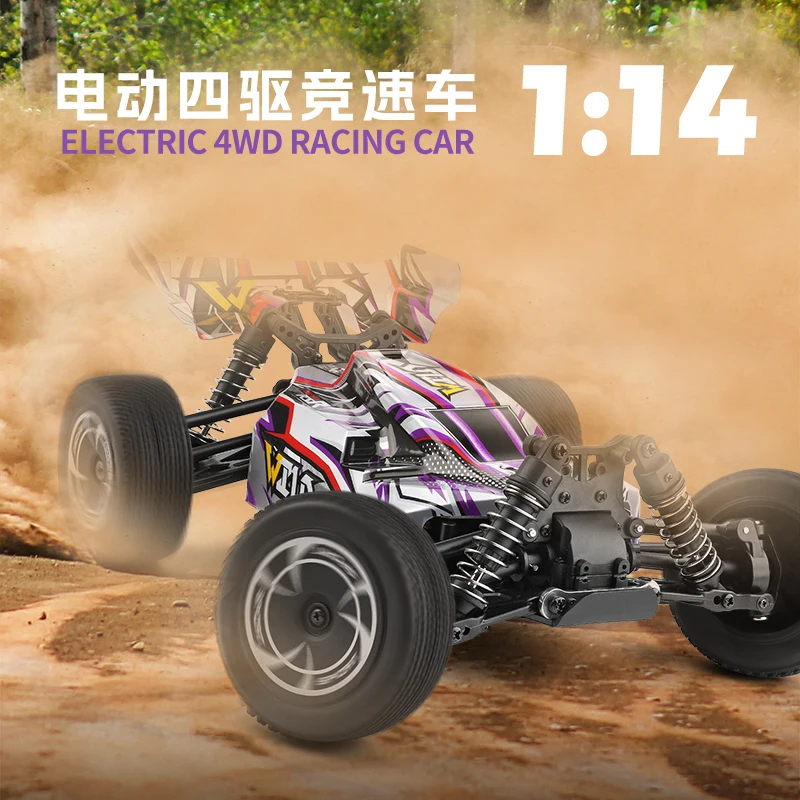 

Weili Rc 144016 1:14 Remote Control Four-Wheel Drive Racing Car Drifting Off-Road High-Speed Car Model Off-Road Electric Toy