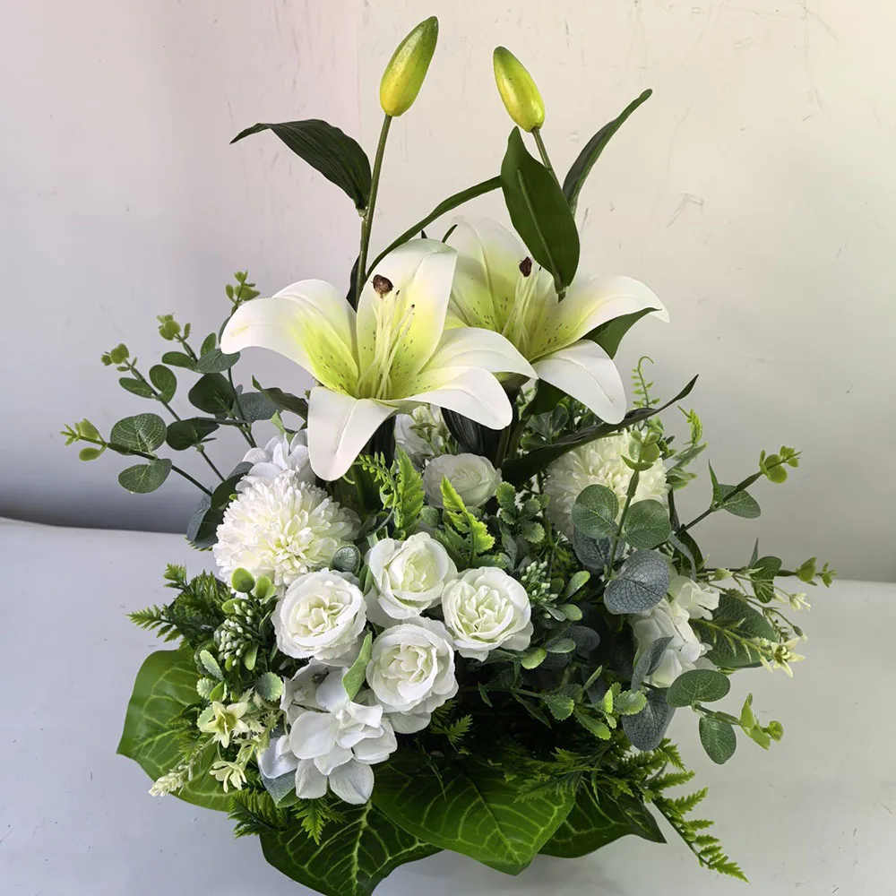 Artificial Flowers Roses Flowers Sunflowers Mixed Potted Plants Desktop Decoration Home Decoration Potted Plants