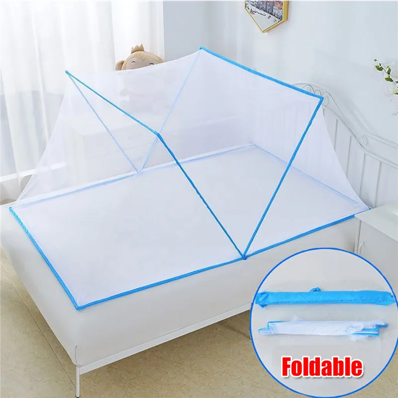 

Lazy person folding outdoor and indoor mosquito nets, single and double student dormitories, no need to install net covers for m