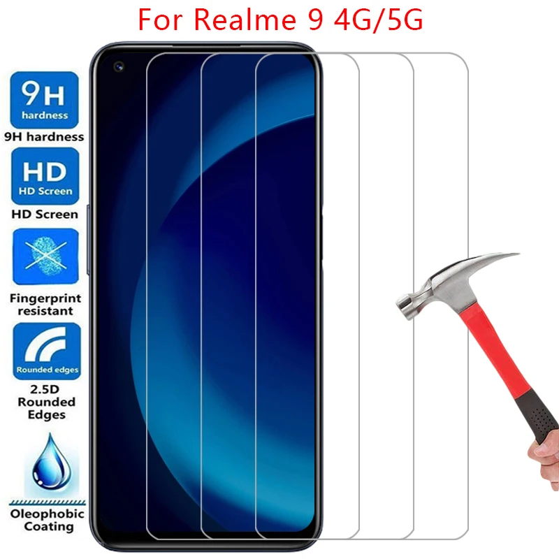 Coque de téléphone pour Realme 9 4G 5G, verre trempé pour Realme 9 4G 5G, coque arrière 360 Realme Real Me Mi Reali Relme Reame 9case