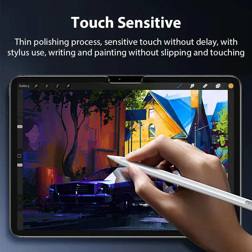 2Pcs Tempered Glass For Ipad Air 13 11 M2 M4 2024 Pro 12.9 Screen Protector For iPad 10 9 10th 9th Generation Air 4 5 Protective