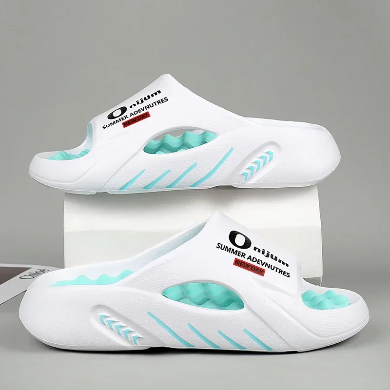 شباشب نسائية صيفية جديدة 2025 صنادل إيفا نعل ناعم للجنسين للرجال والنساء أحذية شاطئ للمشي في الأماكن المغلقة والخارجية للأولاد والبنات #1