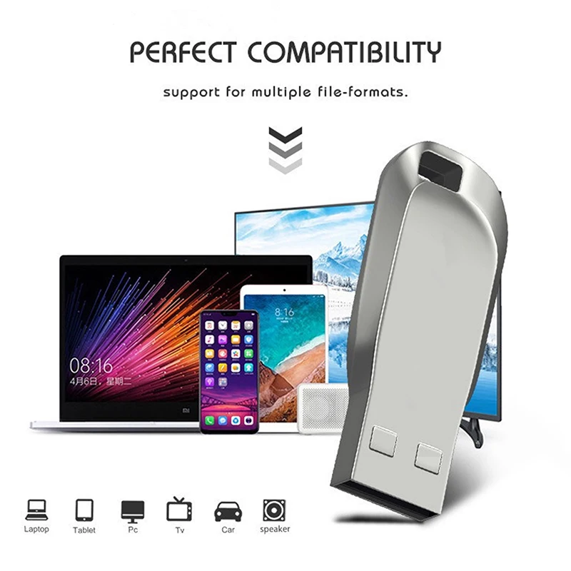 Usb 3.0 2TB Metal Pen Drive 1TB Cle Usb Flash Drives Pendrive Waterproof TYPE-C Memoria Usb Flash Disk Stick