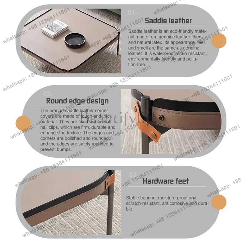 Italian Minimalist Coffee Tables Nordic Creative Living Room Luxury Sofa Side Table Modern Minimalist Furniture Escritorios FYCT