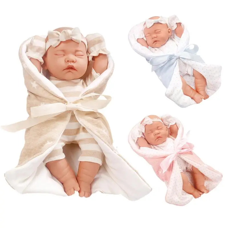 

Rebirth Dolls Real Life Sleeping Newborn Dolls With Sleeping Bag 12 Inch Real Life Doll Sweet Sleeping Newborn Doll Reborn Doll