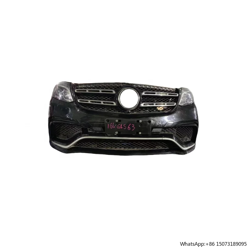 

Передний бампер в сборе с радиатором и фарами для GLS63 W166
