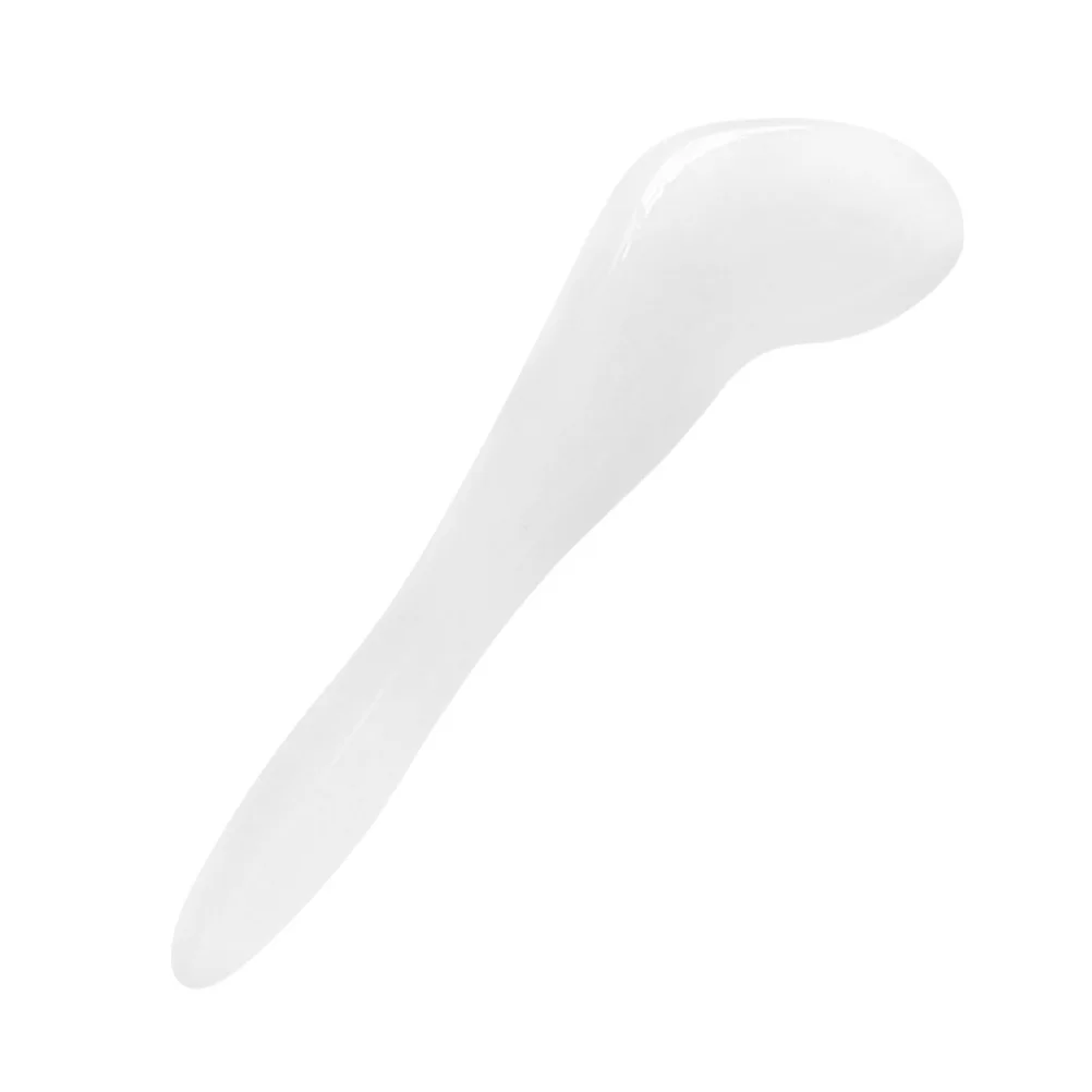 قلم تدليك زجاجي متين أداة علاج كشط ناعمة للأقدام والرقبة والعناية بالمنتجعات الصحية قلم تدليك أبيض مدلك