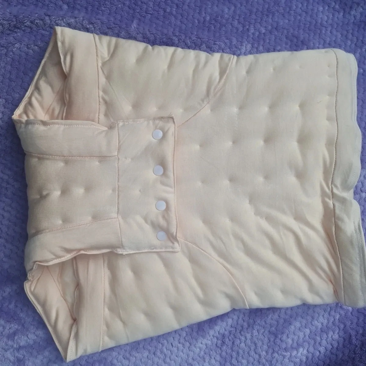 

Women Man Handmake High Waist Briefs Cotton Blended Thick Puffy ABDL Sleek Proof With Snaps Panties